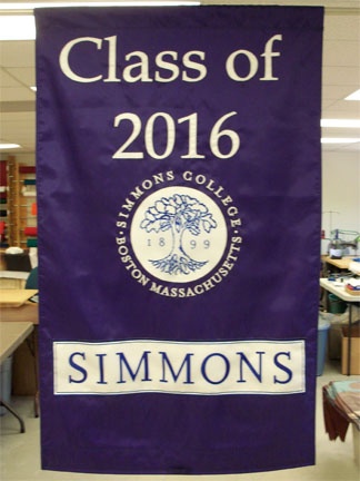 IMG 22 Custom appliqued school banner graduation commencement gonfalons by Accent Banner