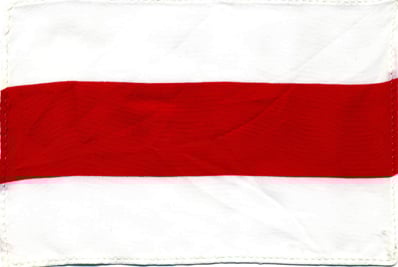 unknown flag with horizontal white and red fields