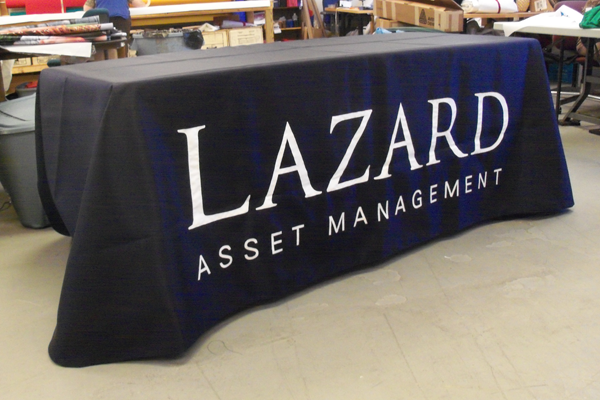 Table Drape custom by Accent Banner