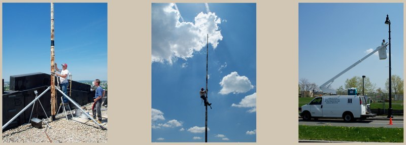 Flag pole maintenance