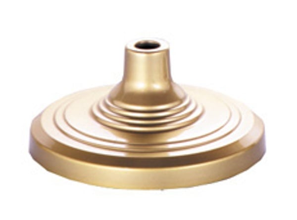 The Freedom flagpole base is made of ABS plastic and has a traditional gilt finish.