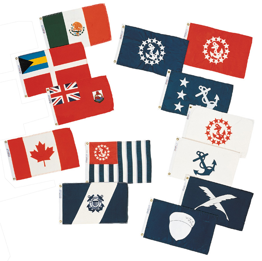 We stock a wide range of marine flags at several different sizes.