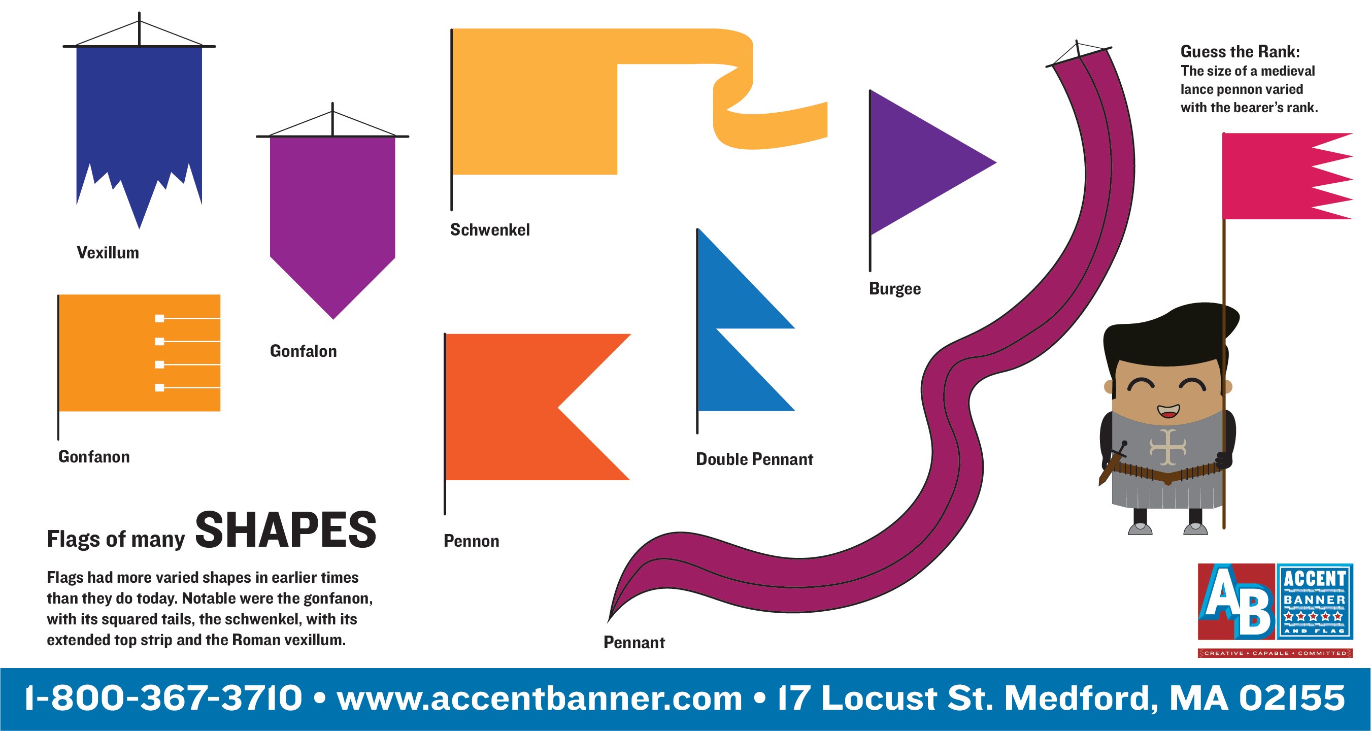 Flags Of Many Shapes