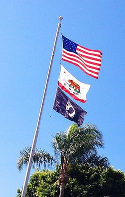 installing a flagpole