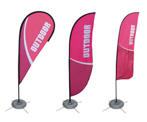 feather banners