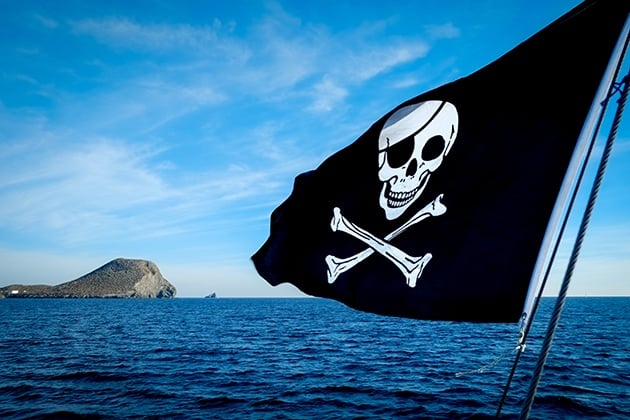 raise the jolly roger flag