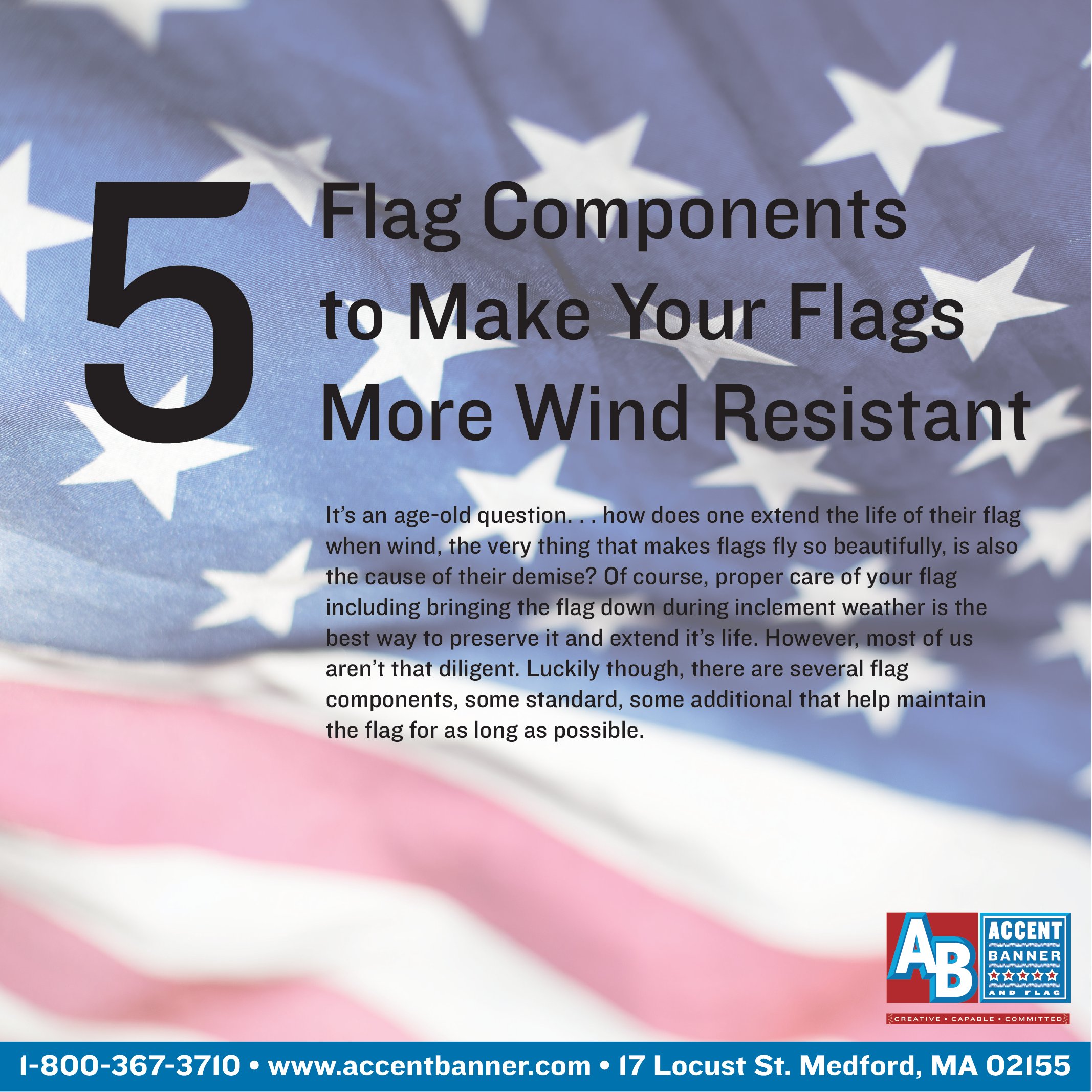 5 Flag Components to Make Your Flags More Wind Resistant