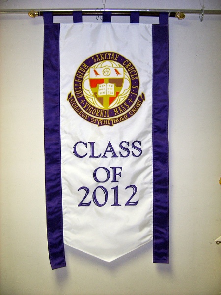 img 34 gonfalon custom applique print accent banner graduation commencement banner